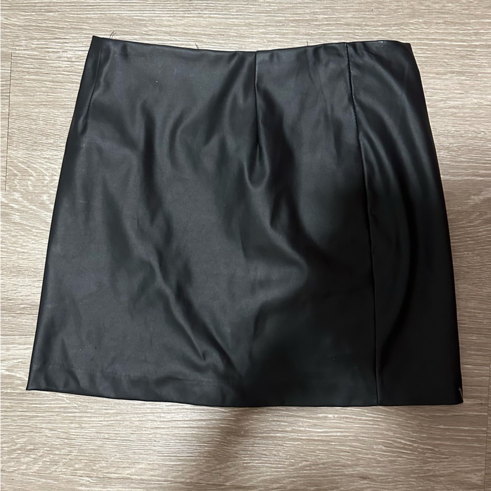 Leather Mini Skirt